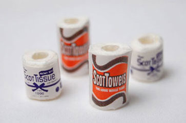 Dollhouse Miniature Paper Products